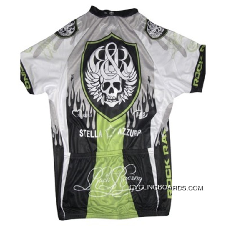 Rock Racing Cycling Short Sleeve Jersey Green Tj-655-0745 Super Deals