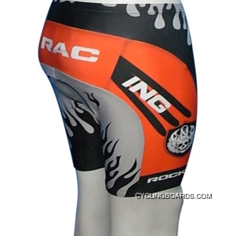 Team Rock Racing Cycling Shorts ORANGE BLACK TJ-905-5250 New Year Deals