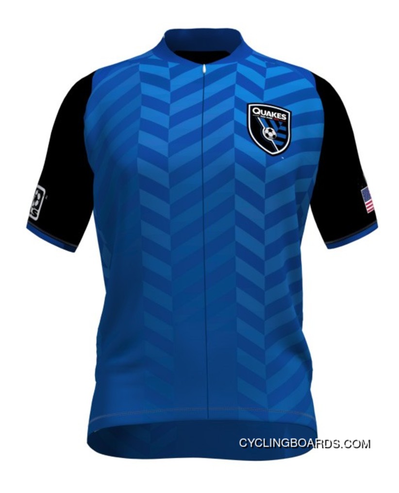 MLS San Jose Earthquakes Short Sleeve Cycling Jersey Bike Clothing Cycle Apparel TJ-032-7676 Latest