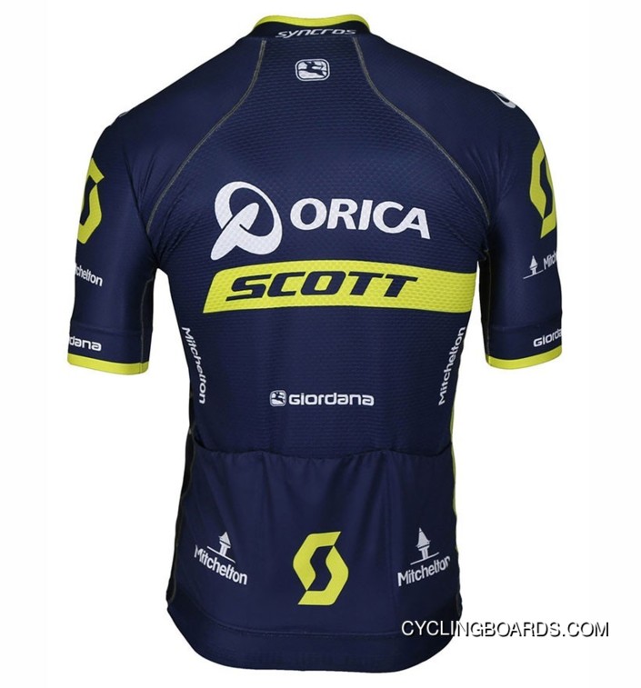 Team Orica Scott Short Sleeve Cycling Jersey Bike Clothing Cycle Apparel Shirt Tj-285-1520 Outlet