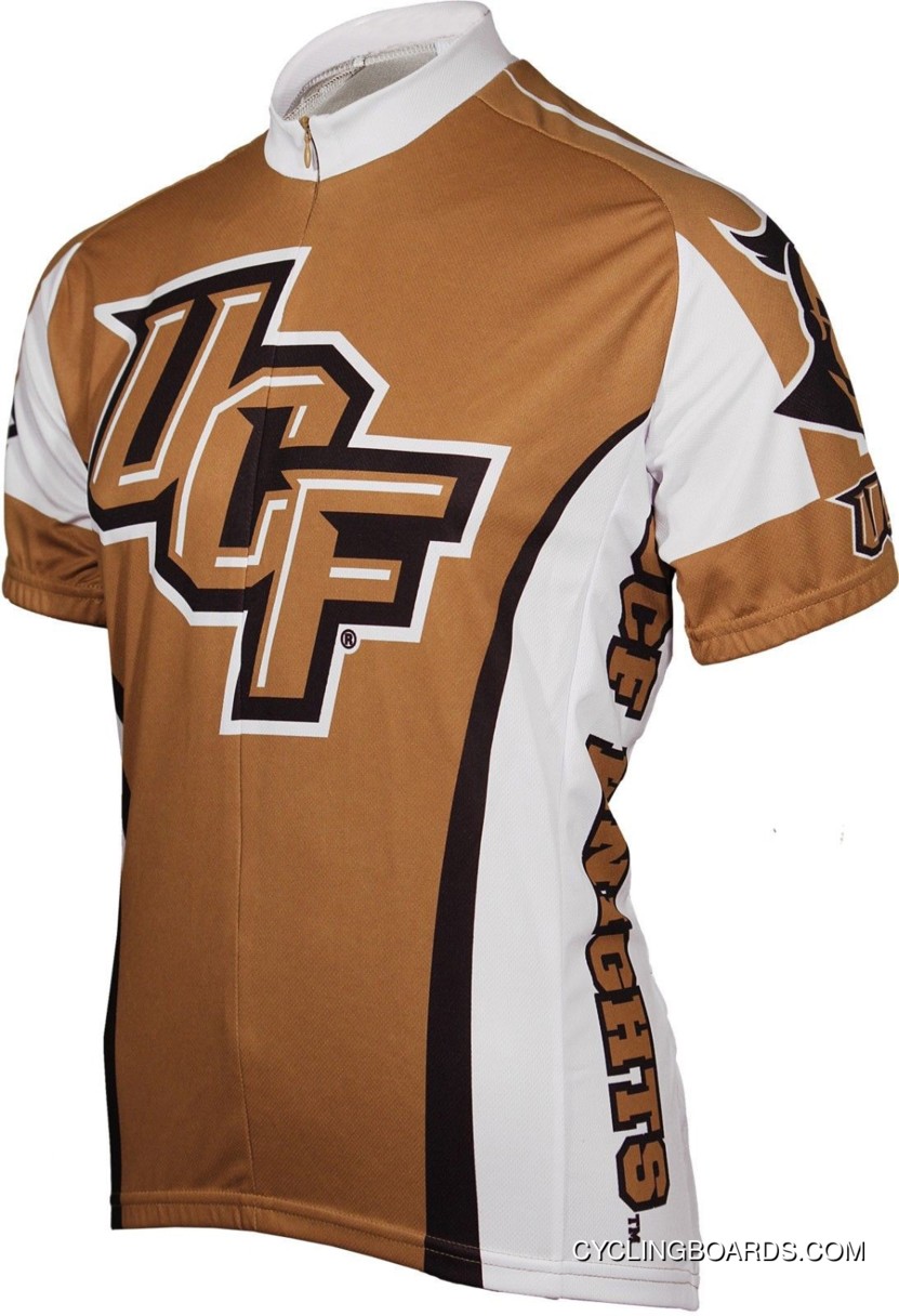 Best Ucf University Of Central Florida Golden Knights Cycling Jersey Short Sleeve Jersey Tj-175-1968