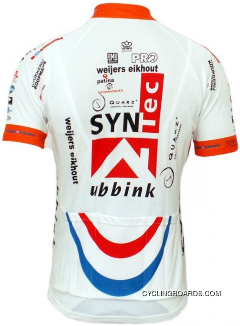 For Sale Syntec Ubbink Cycling Jersey Short Sleeve-White Tj-554-9485