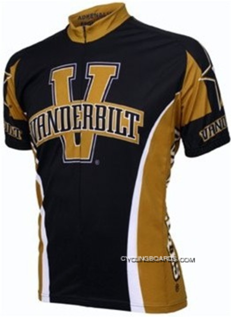 Vanderbilt University Commodores Cycling Short Sleeve Jersey Tj-862-2836 New Year Deals