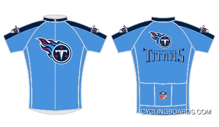 New Release Nfl Tennessee Titans Short Sleeve Cycling Jersey Bike Clothing Tj-602-6086