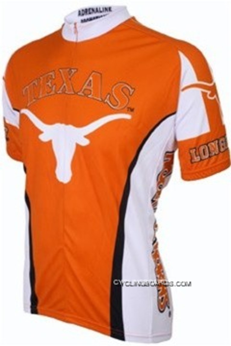 New Release UT University Of Texas At Austin Longhorns Cycling Jersey TJ-288-1866
