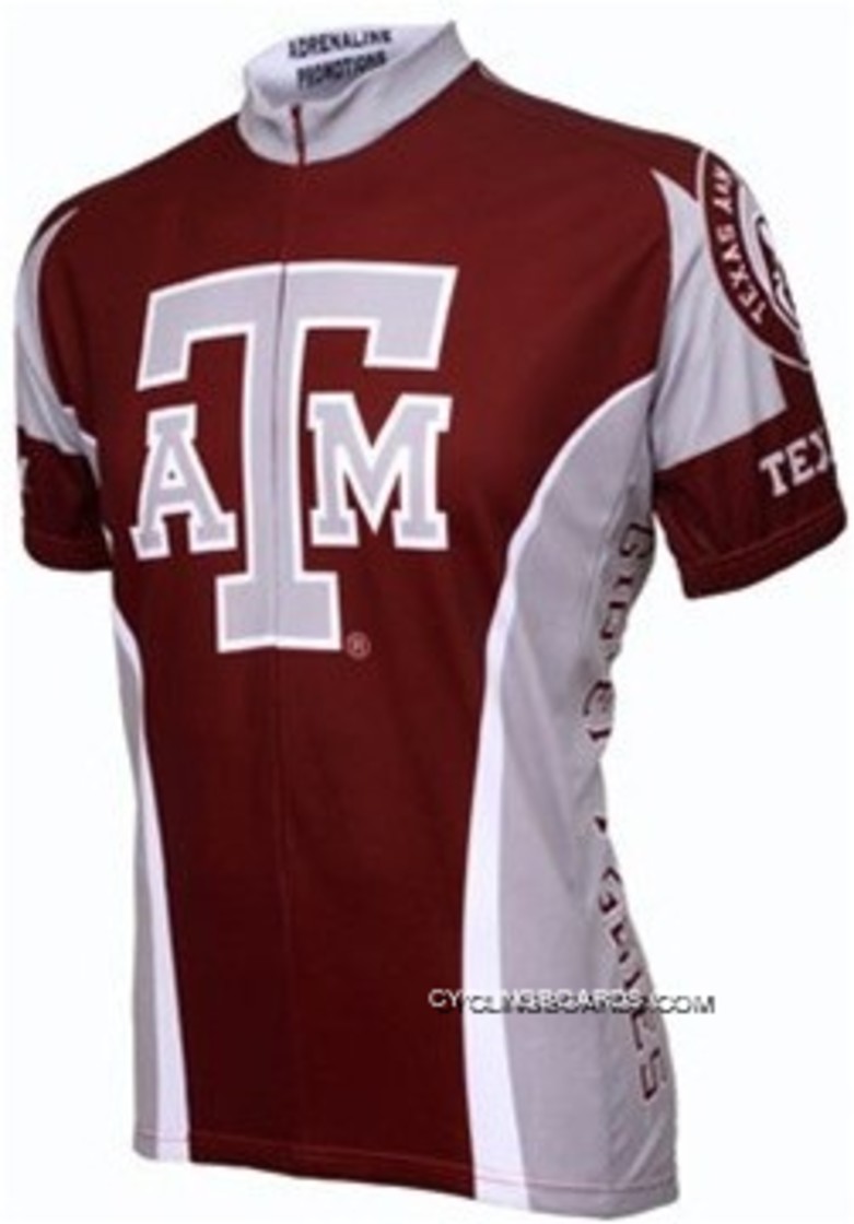 Texas A&Amp;M Aggies Cycling Short Sleeve Jersey Tj-795-2043 Free Shipping