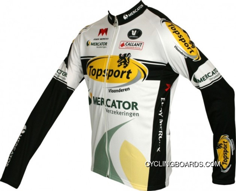 For Sale Topsport-Mercator 2012 Vermarc Radsport-Profi-Team - Long Sleeve Jersey Tj-882-9164