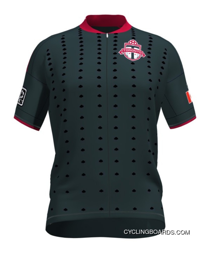 Discount MLS Toronto FC Short Sleeve Cycling Jersey Bike Clothing Cycle Apparel TJ-436-7915