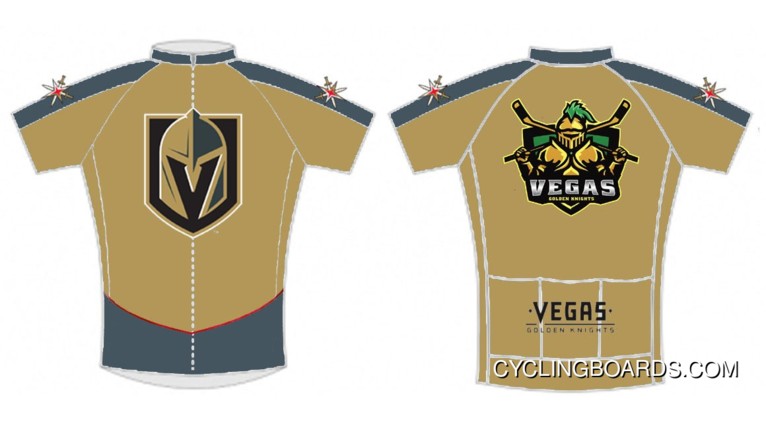 NHL Vegas Golden Knights Cycling Jersey Short Sleeve TJ-148-3451 Outlet