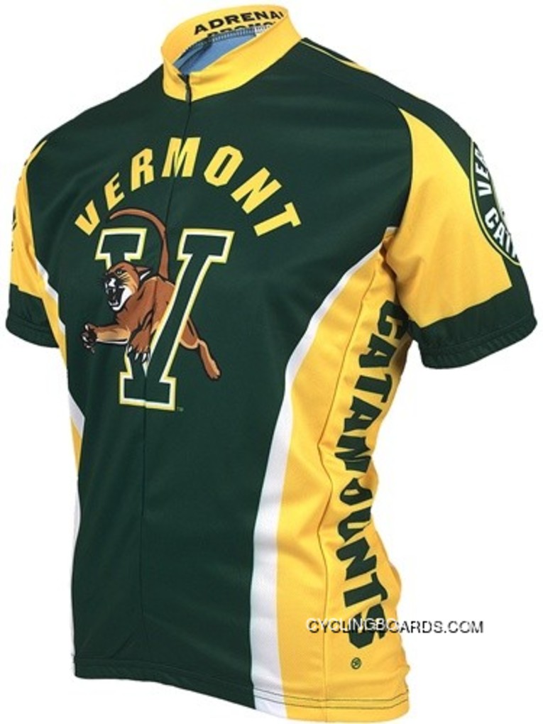 Free Shipping Uvm University Of Vermont Catamounts Cycling Short Sleeve Jersey Tj-848-7594