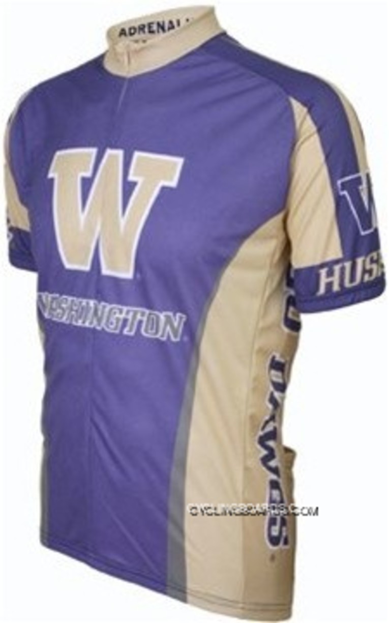 Free Shipping Uw University Of Washington Huskies Cycling Short Sleeve Jersey Tj-846-9898